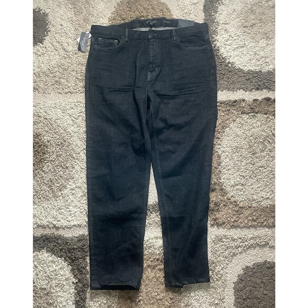 NWT Banana Republic Jeans Men’s 40x30 Black Tapered Fit Mill Valley Denim Rare